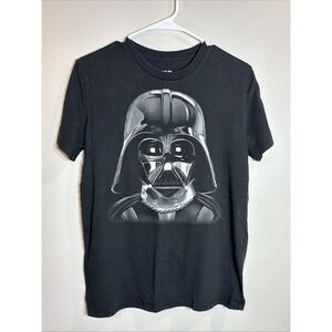 Mens Small‎ Darth Vader Shirt Black Short Sleeve Star Wars Tee Gift Pre-Owned